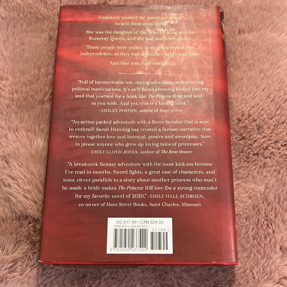 •HARDCOVER•✨THE PRINCESS WILL SAVE YOU by SARAH HENNING ✨ - Picture 2 of 4